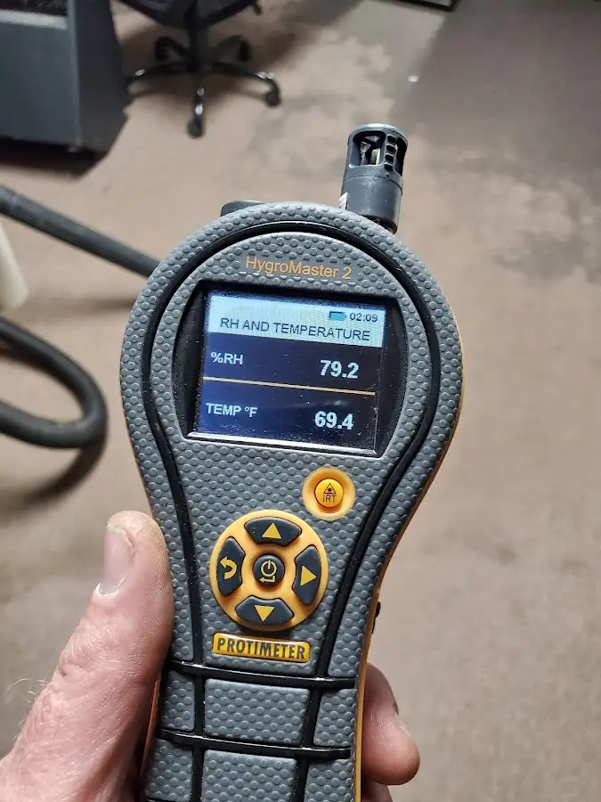 Moisture meter humidity assessment for Fire & Smoke Damage Restoration in Leonardtown